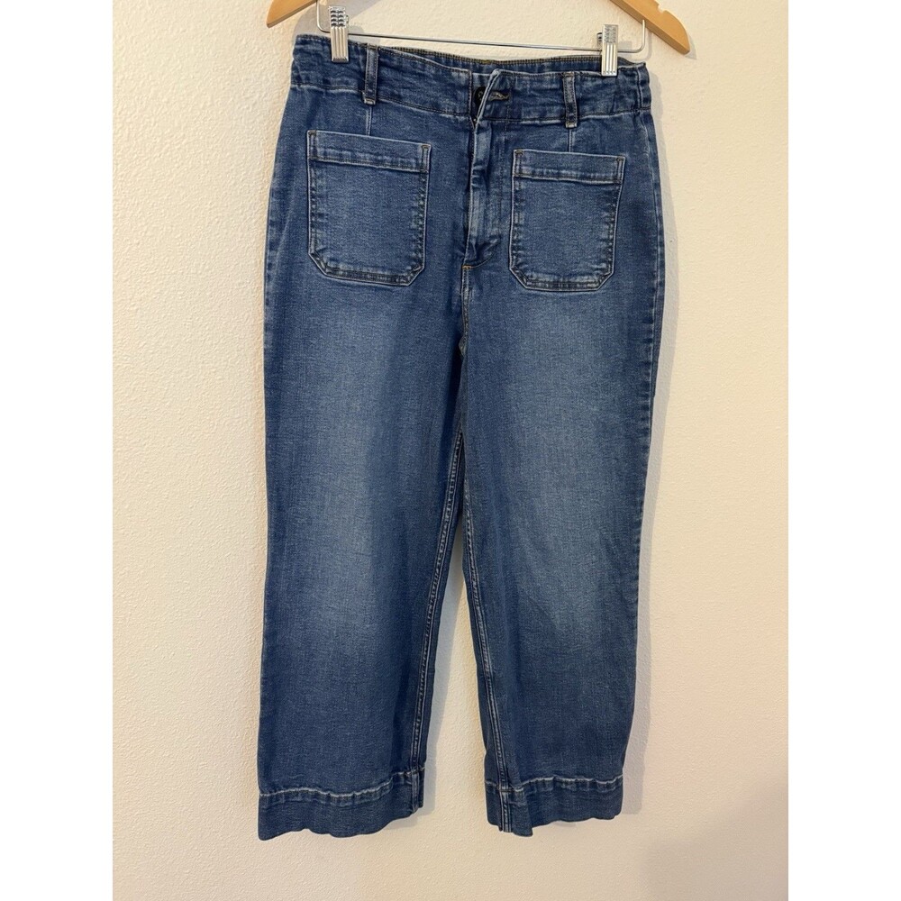 Bagatelle Collection Women’s Wide Leg Dungaree Jeans 29 High Rise Ankle